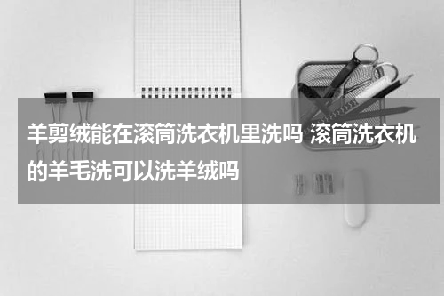 羊剪绒能在滚筒洗衣机里洗吗 滚筒洗衣机的羊毛洗可以洗羊绒吗