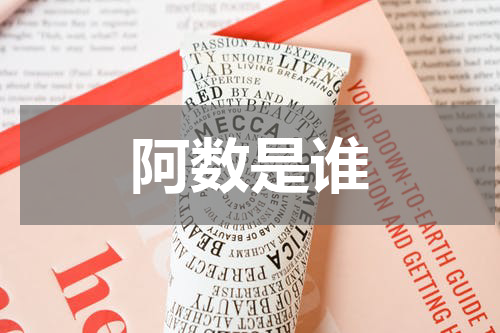 阿数是谁