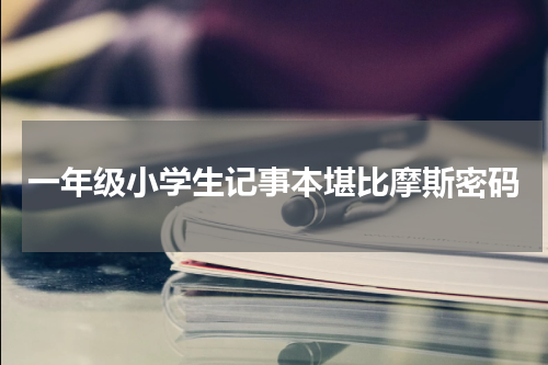 一年级小学生记事本堪比摩斯密码