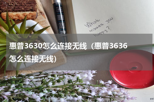 惠普3630怎么连接无线（惠普3636怎么连接无线）