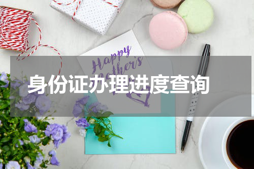   身份证办理进度查询