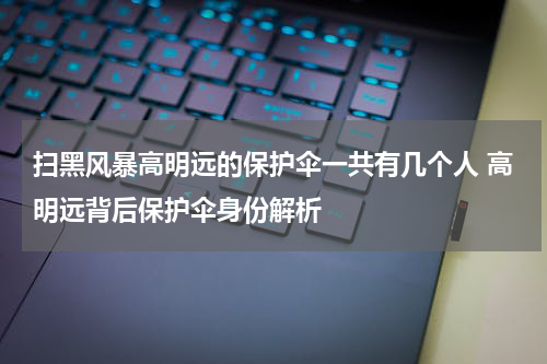 扫黑风暴高明远的保护伞一共有几个人 高明远背后保护伞身份解析