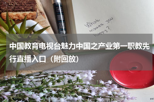 中国教育电视台魅力中国之产业第一职教先行直播入口（附回放）