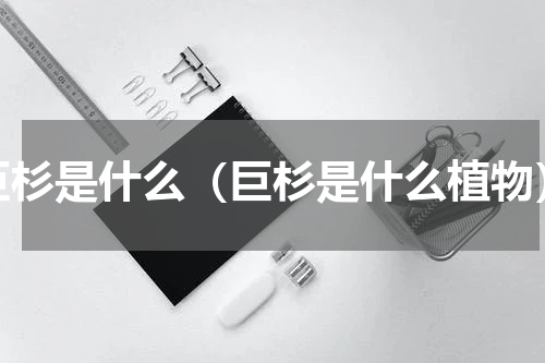 巨杉是什么（巨杉是什么植物）