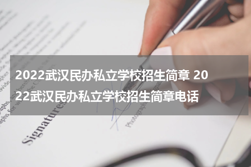 2022武汉民办私立学校招生简章 2022武汉民办私立学校招生简章电话