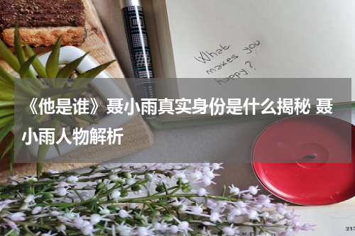 《他是谁》聂小雨真实身份是什么揭秘 聂小雨人物解析