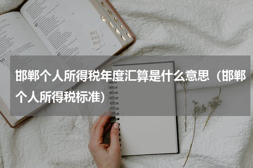 邯郸个人所得税年度汇算是什么意思（邯郸个人所得税标准）