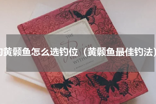 钓黄颡鱼怎么选钓位（黄颡鱼最佳钓法）