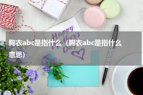 胸衣abc是指什么（胸衣abc是指什么意思）