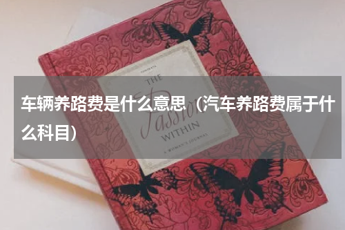 车辆养路费是什么意思（汽车养路费属于什么科目）