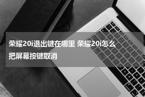 荣耀20i退出键在哪里 荣耀20i怎么把屏幕按键取消