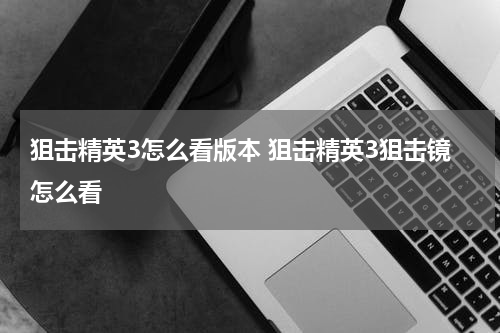 狙击精英3怎么看版本 狙击精英3狙击镜怎么看