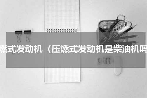 压燃式发动机（压燃式发动机是柴油机吗）