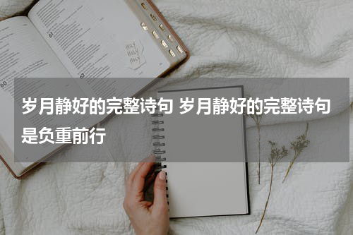 岁月静好的完整诗句 岁月静好的完整诗句是负重前行