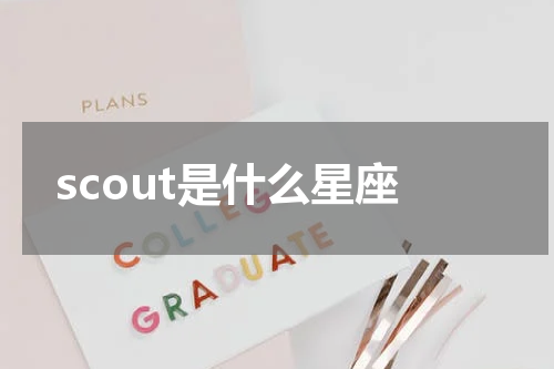 scout是什么星座