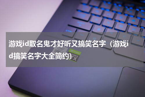 游戏id取名鬼才好听又搞笑名字（游戏id搞笑名字大全简约）