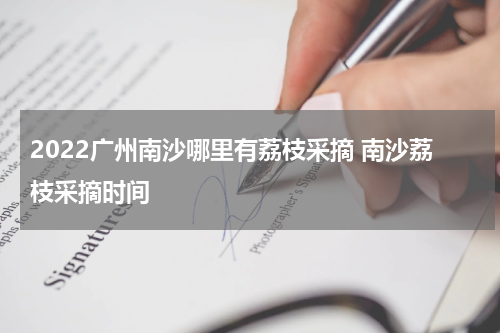 2022广州南沙哪里有荔枝采摘 南沙荔枝采摘时间