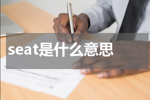 seat是什么意思