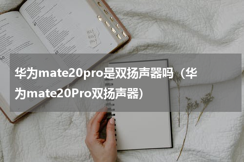华为mate20pro是双扬声器吗（华为mate20Pro双扬声器）