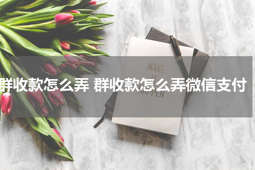 群收款怎么弄 群收款怎么弄微信支付