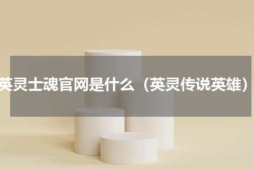英灵士魂官网是什么（英灵传说英雄）
