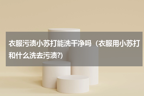 衣服污渍小苏打能洗干净吗（衣服用小苏打和什么洗去污渍?）