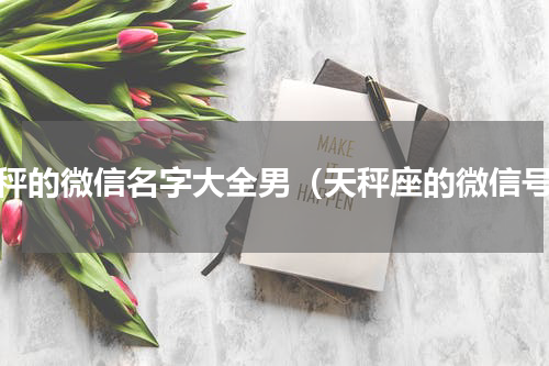 天秤的微信名字大全男（天秤座的微信号）