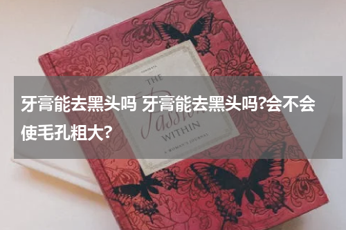 牙膏能去黑头吗 牙膏能去黑头吗?会不会使毛孔粗大?