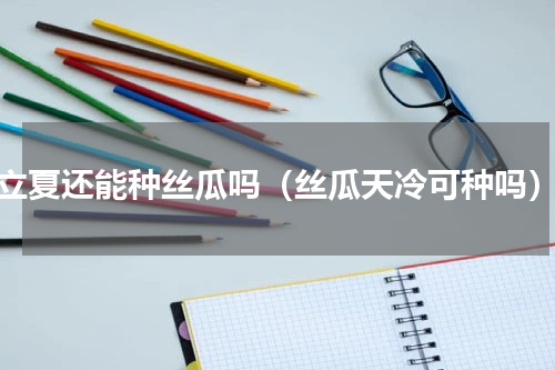 立夏还能种丝瓜吗（丝瓜天冷可种吗）