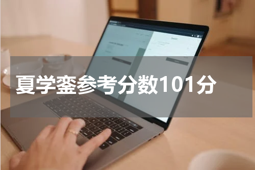 夏学銮参考分数101分