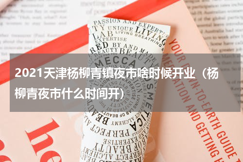 2021天津杨柳青镇夜市啥时候开业（杨柳青夜市什么时间开）
