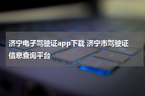 济宁电子驾驶证app下载 济宁市驾驶证信息查询平台