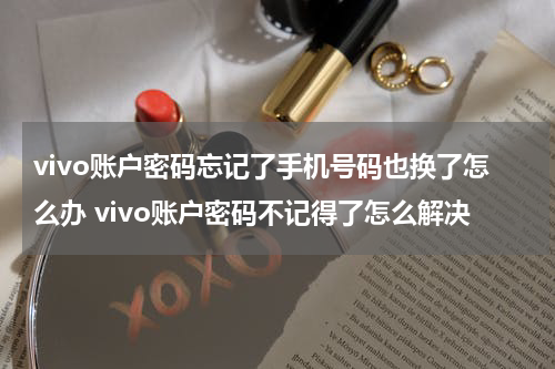 vivo账户密码忘记了手机号码也换了怎么办 vivo账户密码不记得了怎么解决