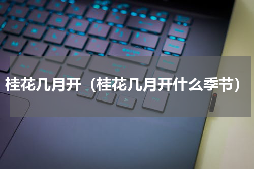 桂花几月开（桂花几月开什么季节）