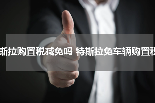 特斯拉购置税减免吗 特斯拉免车辆购置税