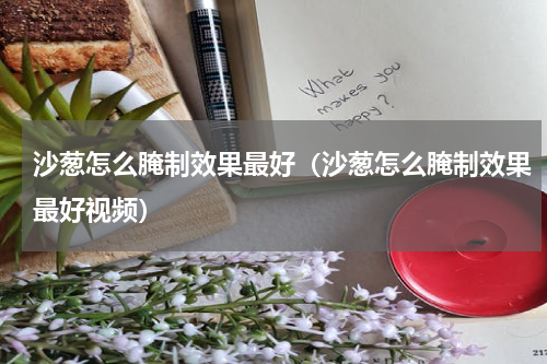 沙葱怎么腌制效果最好（沙葱怎么腌制效果最好视频）