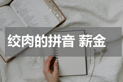 绞肉的拼音 薪金