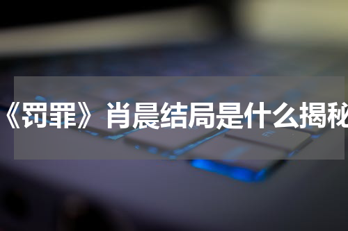 《罚罪》肖晨结局是什么揭秘