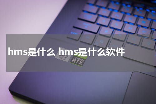 hms是什么 hms是什么软件