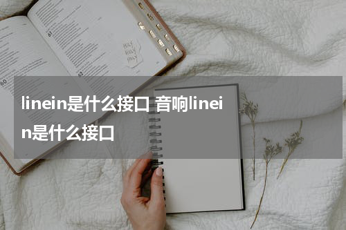 linein是什么接口 音响linein是什么接口