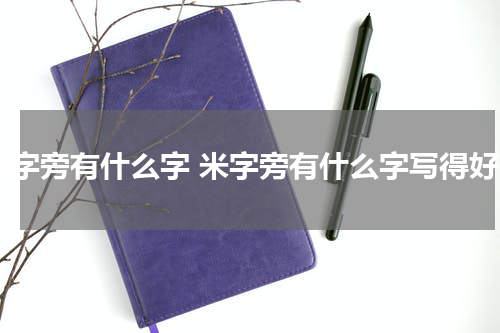 米字旁有什么字 米字旁有什么字写得好