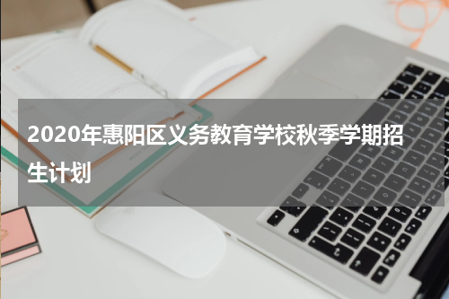2020年惠阳区义务教育学校秋季学期招生计划
