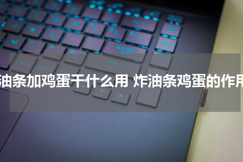 炸油条加鸡蛋干什么用 炸油条鸡蛋的作用