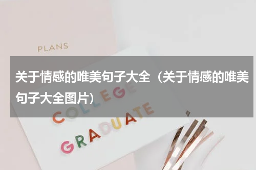 关于情感的唯美句子大全（关于情感的唯美句子大全图片）