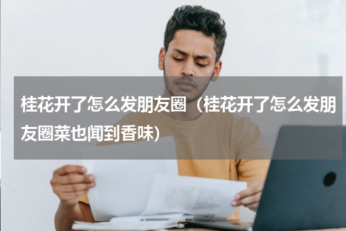 桂花开了怎么发朋友圈（桂花开了怎么发朋友圈菜也闻到香味）